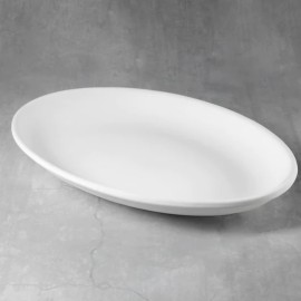 Ceramic Bisque Oval Platter- Case of 4 Ceramic Bisque Oval Platter- Case of 4